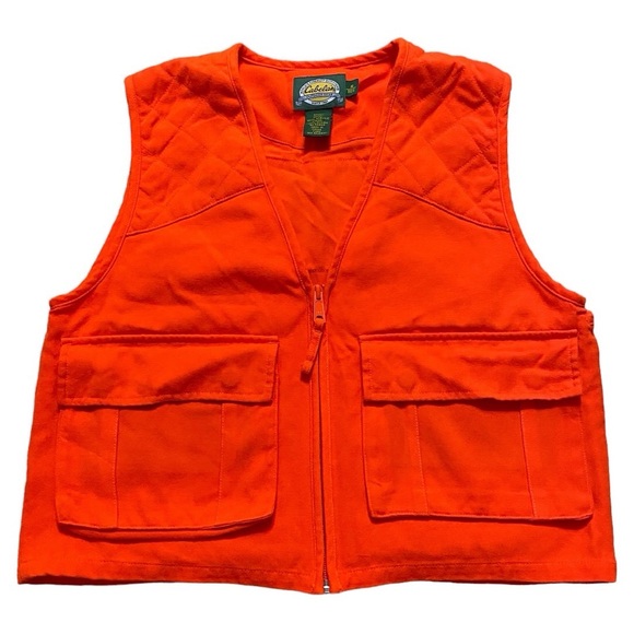 ❗️SOLD❗️Cabela’s Orange Hunting Vest - Picture 1 of 8